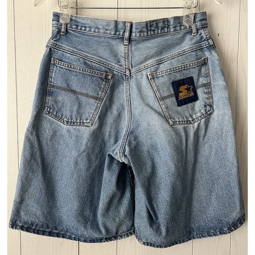 Vintage Starter Rugged Terrain Jean Shorts Denim Size 30‎ Skater Grunge Y2K 90s